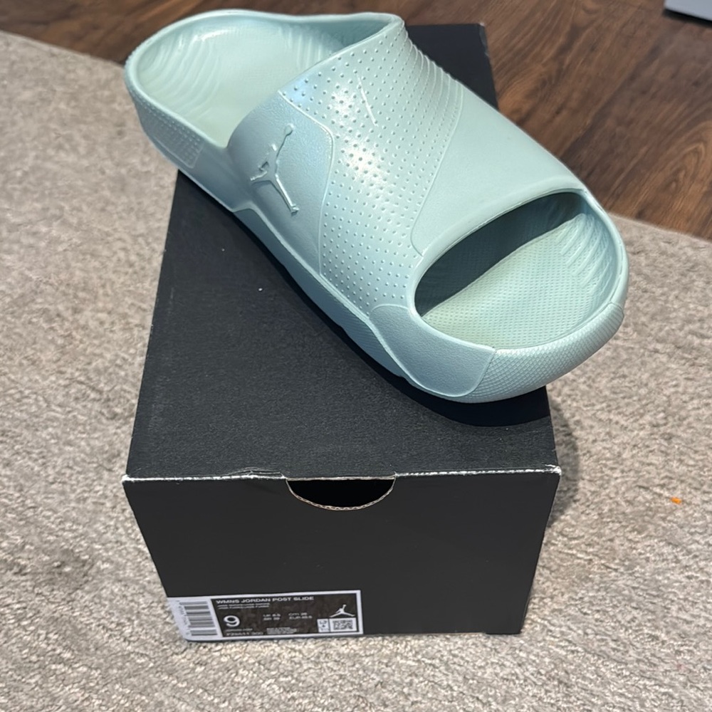 Jordan Mint Green Slide Sandal